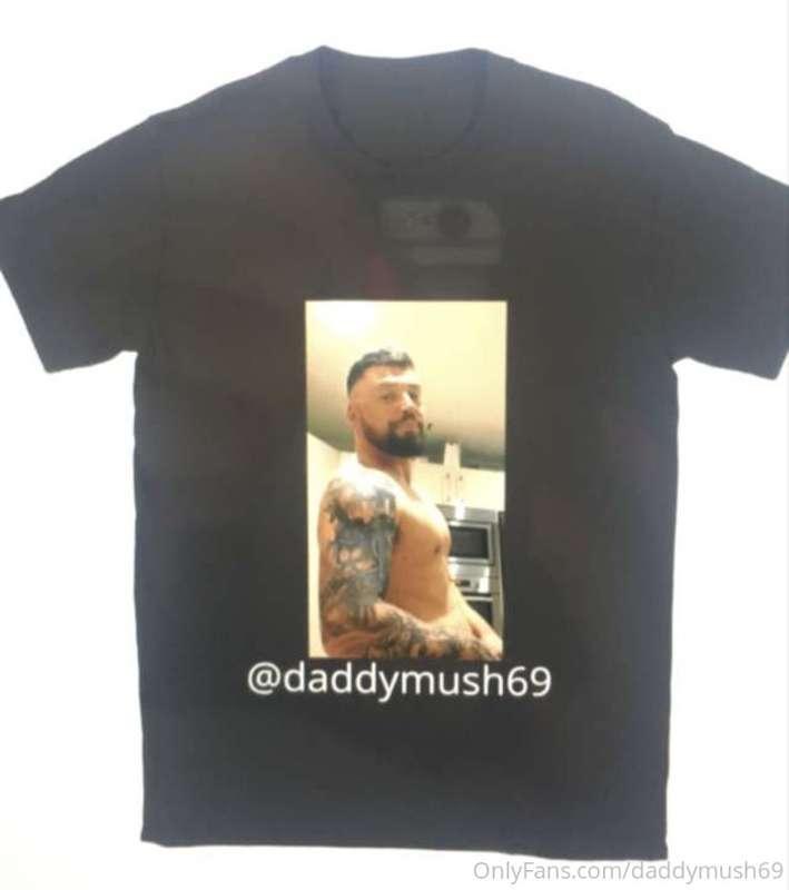 Thinking of getting some daddymush merchandise 

If we get e..
