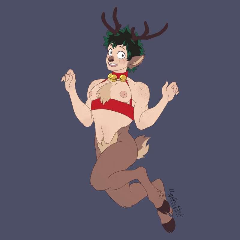 Reindeer Satyr!Izuku