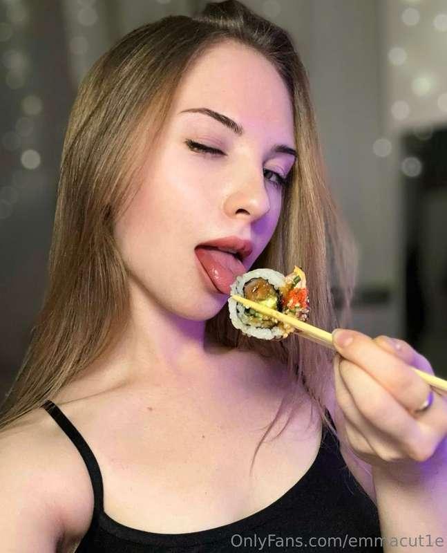 There was not a single time when I could resist sushi lol. B..