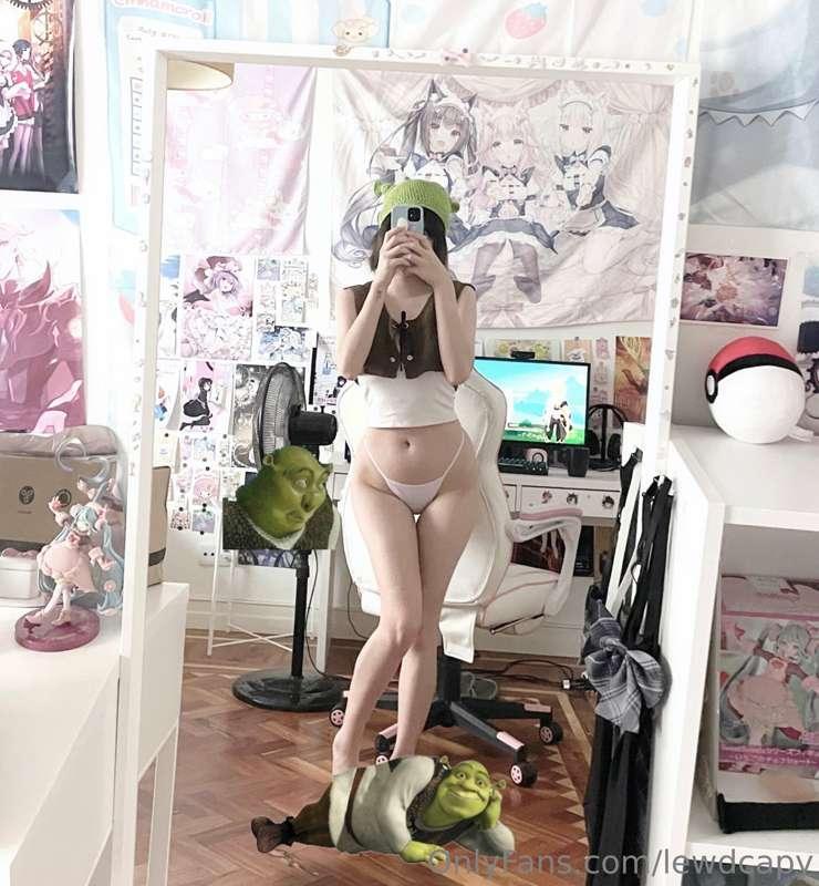 lewd cosplay shrek photoset tmr..