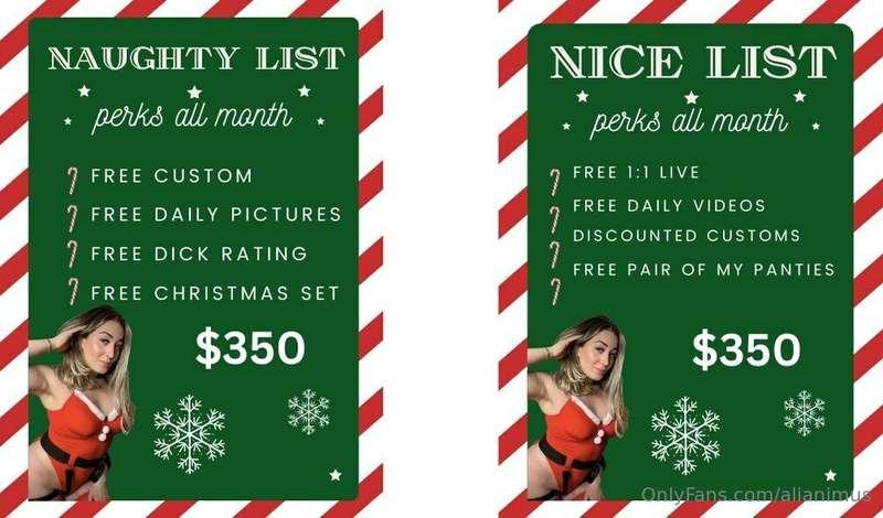 Are you on my naughty list 😈 or nice list 😇 this year? Pick ..