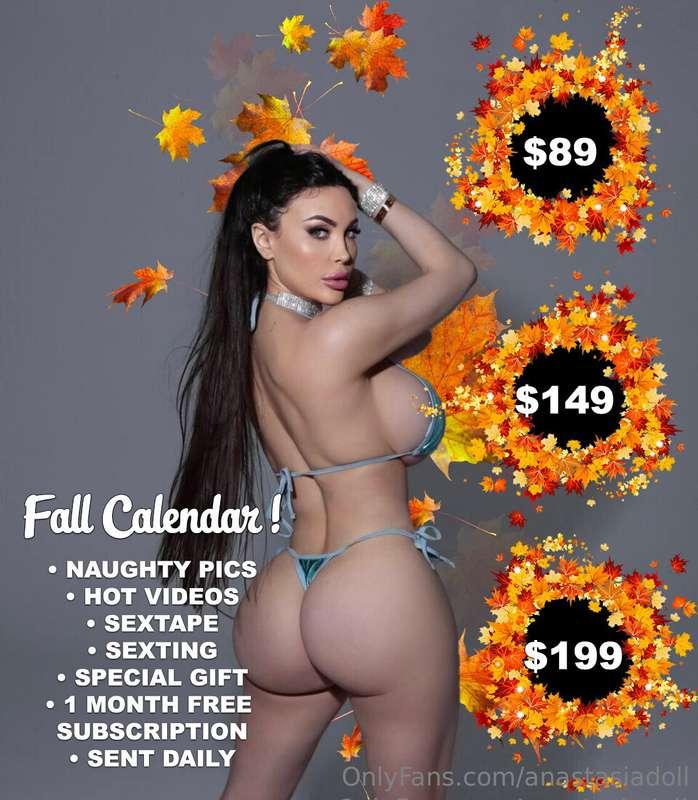***Fall Calendar*** 🗓️🍂  You know how much I love pleasing y..