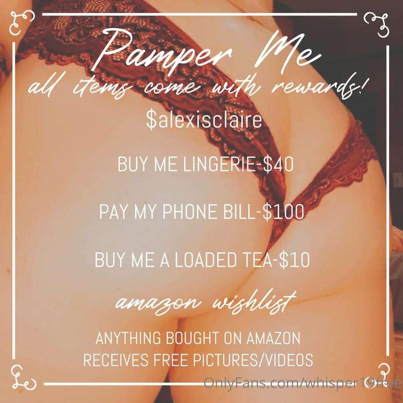 Spoil me and I pinky promise I'll be good to you 💋