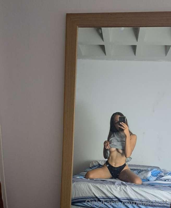 The bed is disheveled because I took a nap 😇. Would anyone t..