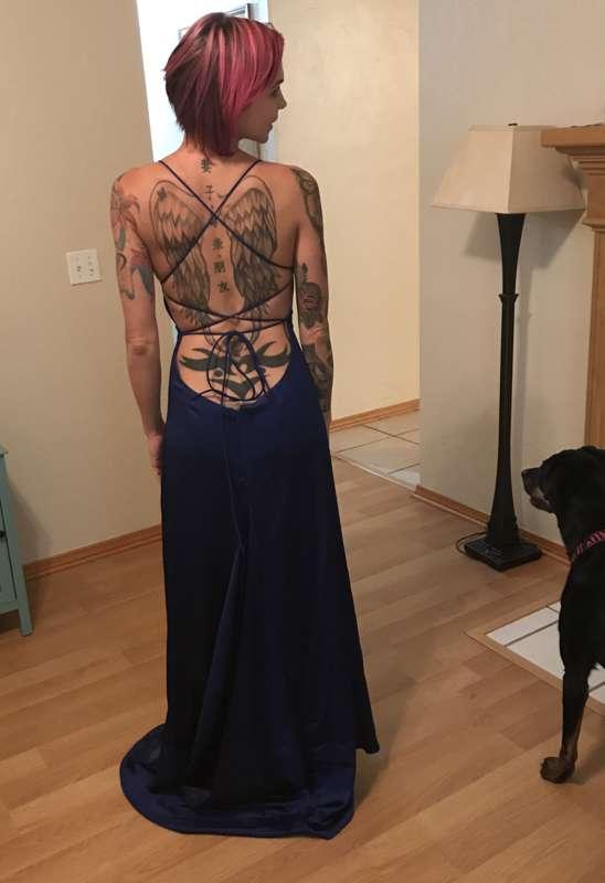 Sneek peak of my Inked Awards dress, just for my Only Fans!