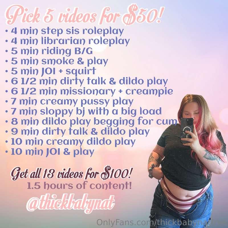 This is such a good sale 😩😩 over an hour of me to cum to 😍😍😍..