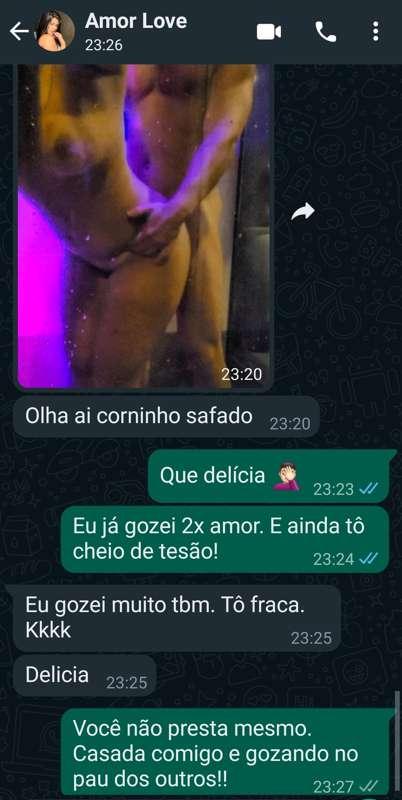 Ela disse que tá fraca de tanto gozar 😲
