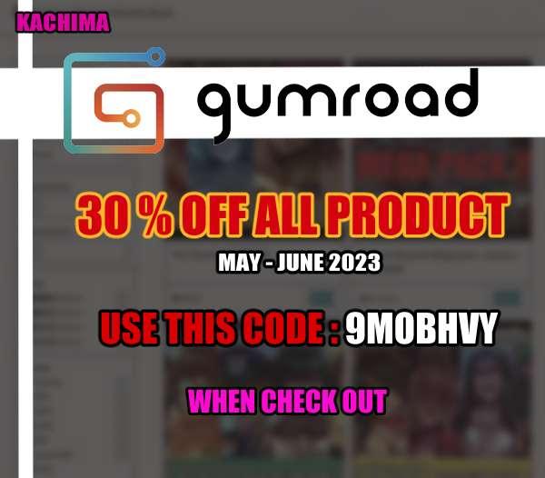 GUMROAD : MAY- JUNE 2023 discount code  