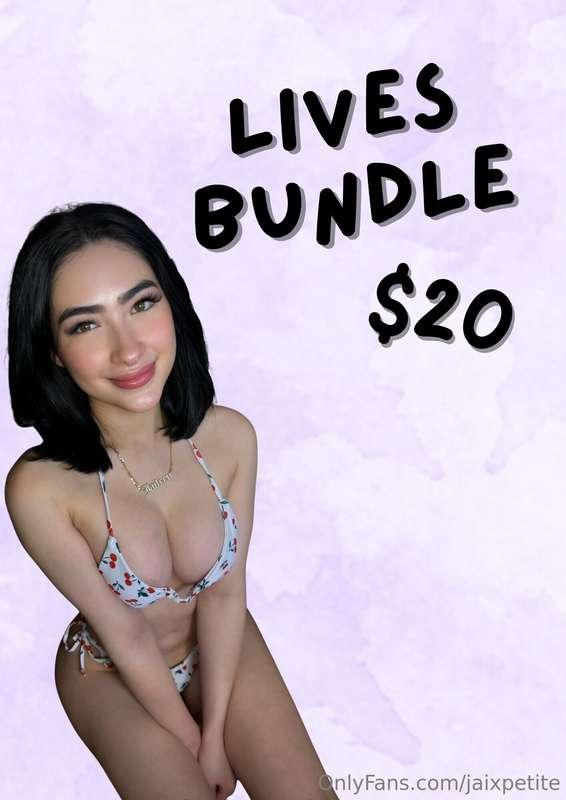 🎬 Lives Bundle 🎬Have you ever seen me live? If not, here's 1..