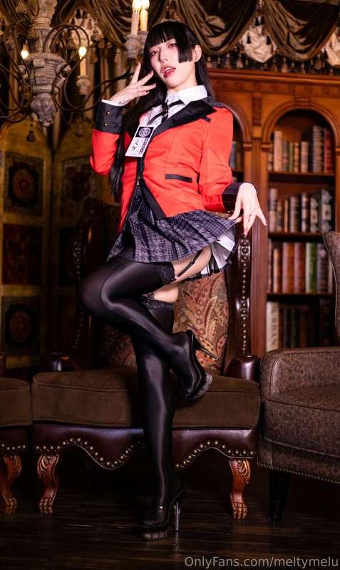 賭ケグルイの夢子コスプレストリップ😈さあ、賭け狂いましょう？💕負けたらすべてあなたの言う通りにしますわ🐈‍⬛This i..