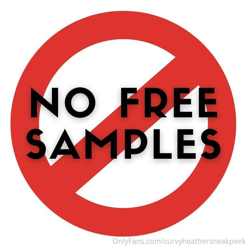 PSA: This is not Costco, there will be NO FREE SAMPLES of co..