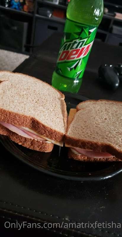 Having a pre show "snack"
Watching true crime, then I will s..