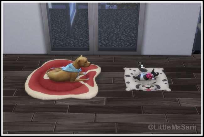 Sims 4 CC "My first Pet Beds Resized"