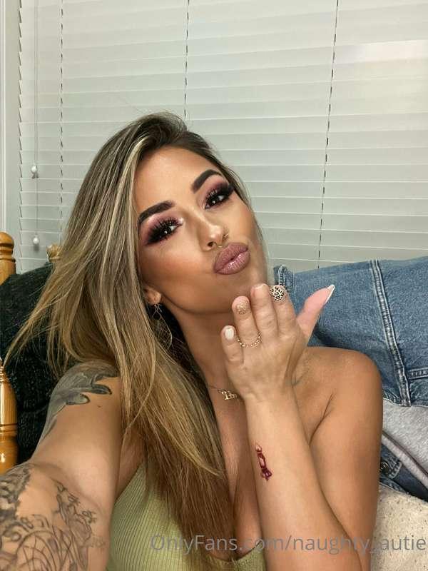 Blowing you a kiss! 💋 Or perhaps something else? 😏