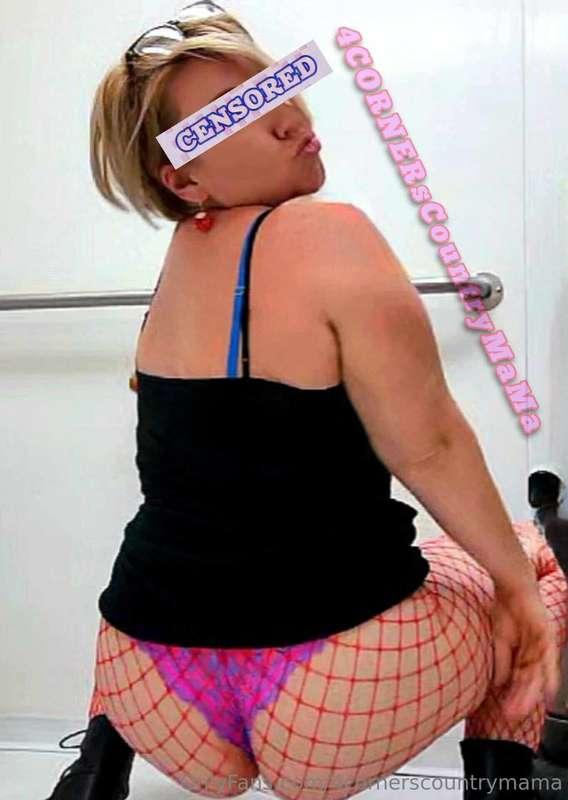 Pink lace and red fishnet stockings and my combat boots. Do ..