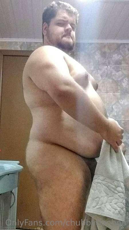 Daddy after shower