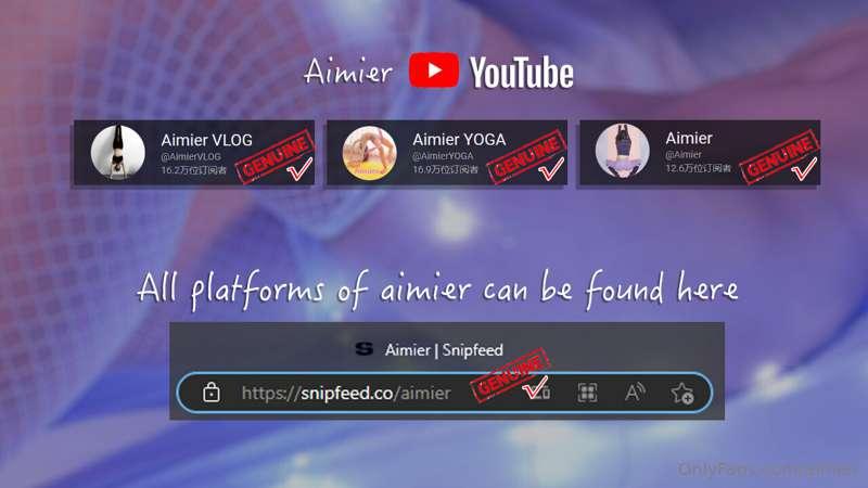 All platforms of aimier can be found here. Please like my fr..