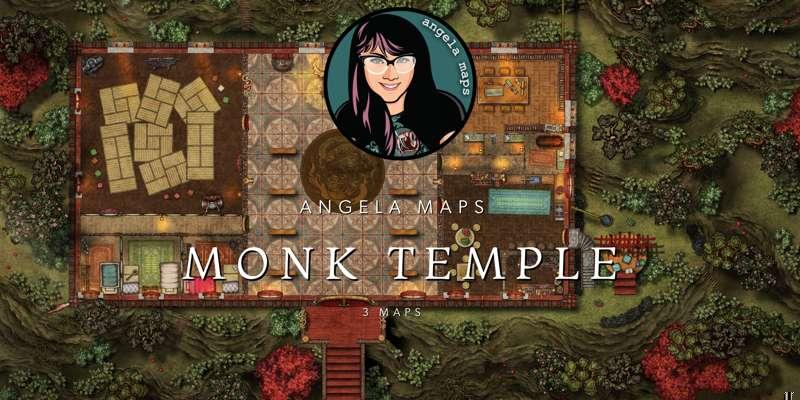 Monk Temple on a Mountain