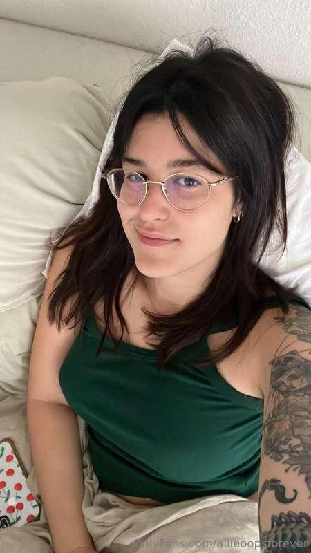 Put my glasses on to see you properly but I might need to in..