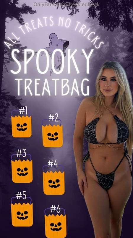 𝑻𝑹𝑰𝑪𝑲 𝑶𝑹 𝑻𝑹𝑬𝑨𝑻 🔥 Every spooky treat bag contains a prize 👻 o..