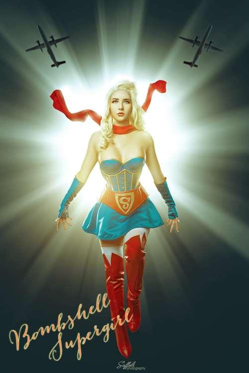 Bombshell Supergirl is here to save the day!! 