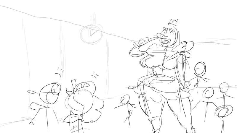 Princess Potty Introduction Sketches Set