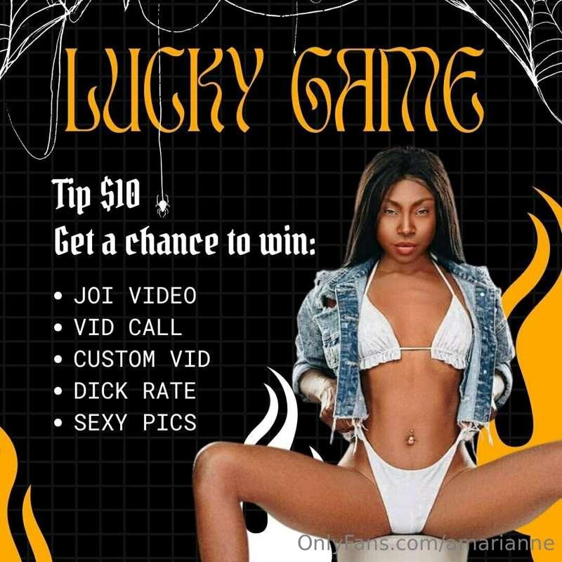 TRICK OR TREAT 🎃 
TIP $10 
Get a chance to win:
- JOI vid 
-..