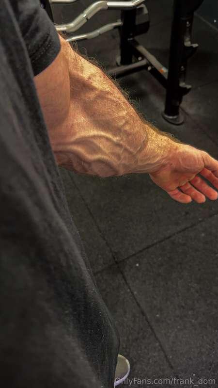 These veins tell you everything about how hard I can go. 😈