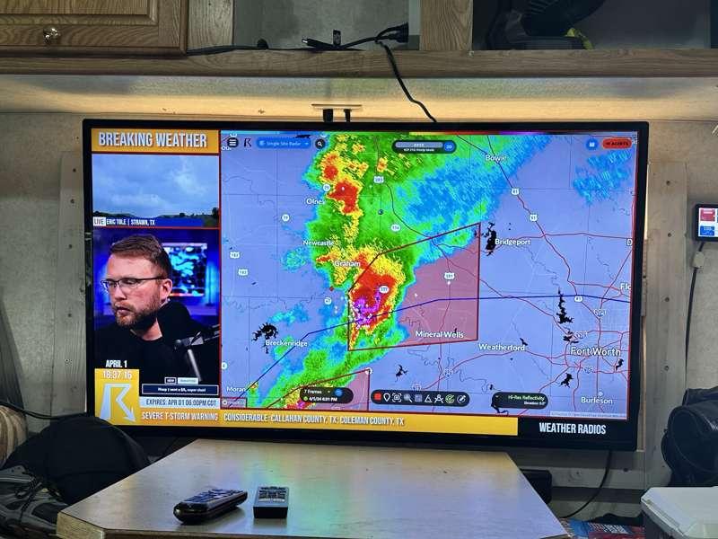 LIVE: carefully watching this tornado threat here… 