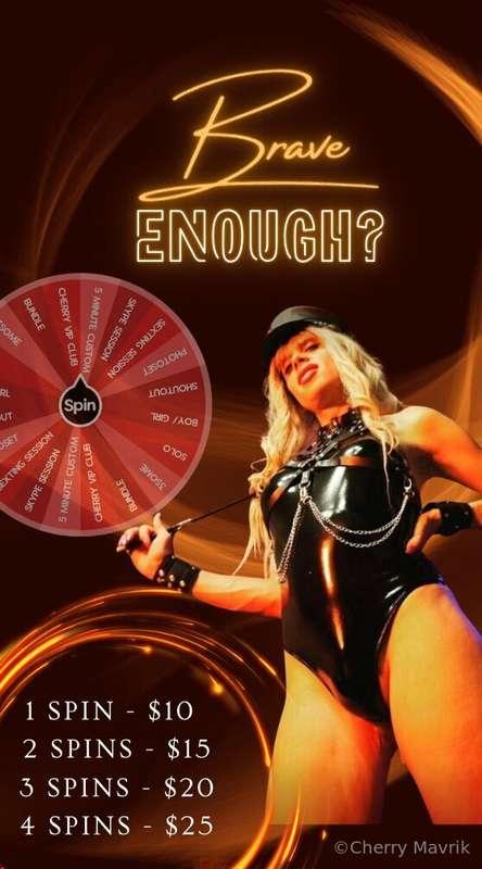 😈 LET'S PLAY SPIN THE WHEEL 😈Who's feeling lucky?? 😏 C'mon b..