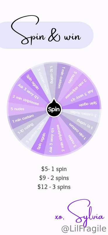 Spin and win! 💜

Rules: 

🟣 tip to get your spin - I will se..