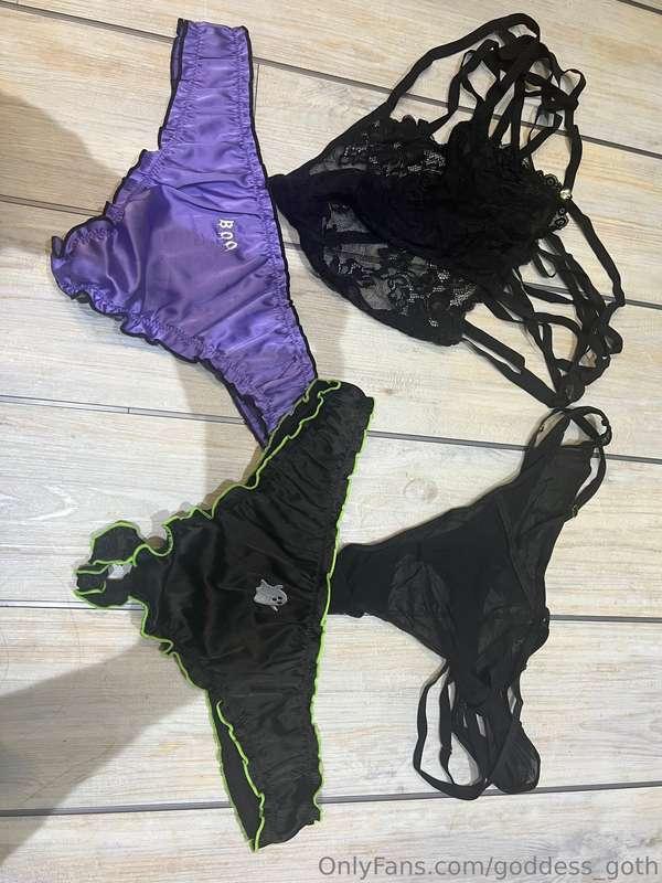 💟👙 AVAILABLE 👙💟  Here’s some of my worn lingerie I’m selling..