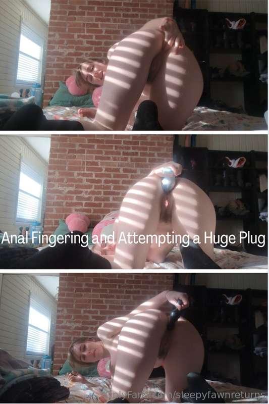 attempting a new plug! Its soo big and I really wanted to st..