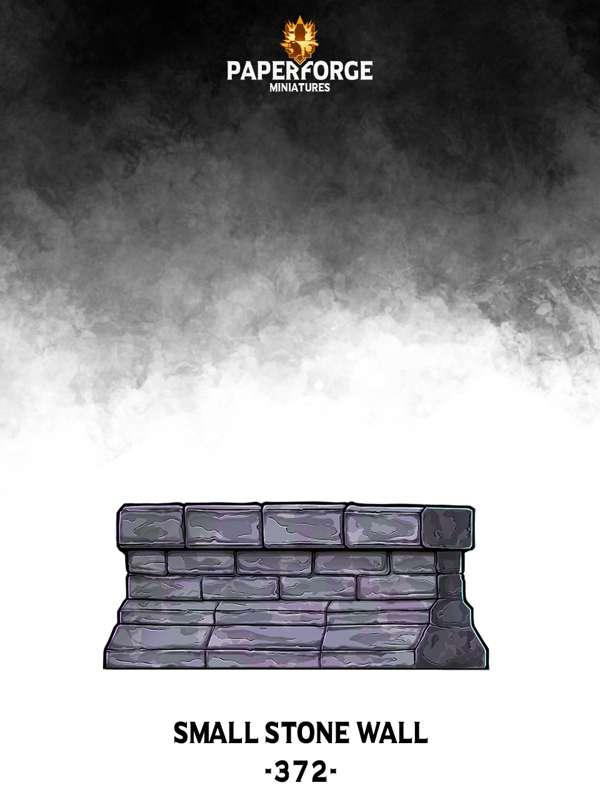 #372 [Environment Prop] Small Stone Wall