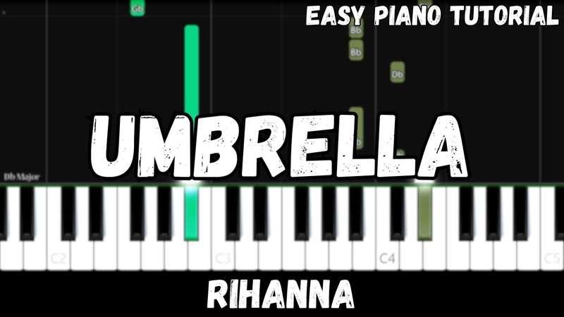 Easy MIDI - Rihanna - Umbrella (Atlantic Notes Arrangement + Tempo + Colors + Key)