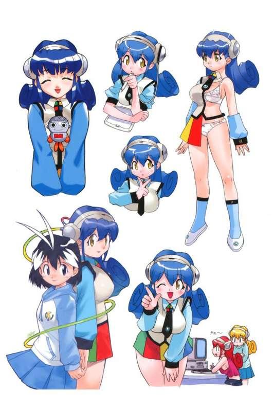 Retro Art Gallery | Mine Yoshizaki's Microsoft Windows Girl Win-chan | OS Girls Series [Part One]