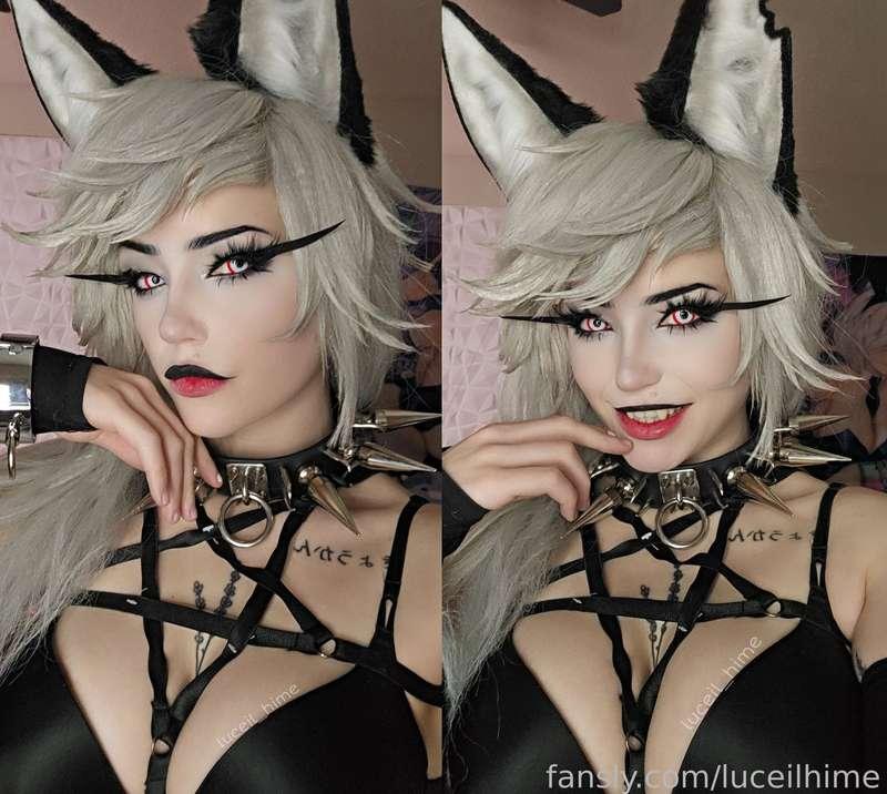 My power is finally back on *YAYYYY!* 🖤🐺
TOOK long enough now I can resume regular content 

Hope youre having a good day 🥰

#cute #alt #cosplay #helluvabossloona #goth #boobs #fetish