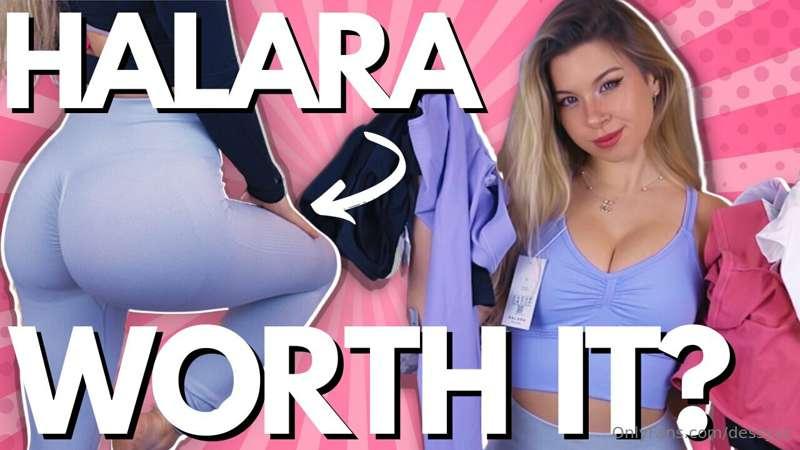 New YouTube video is out! Trying in some workout clothing! G..