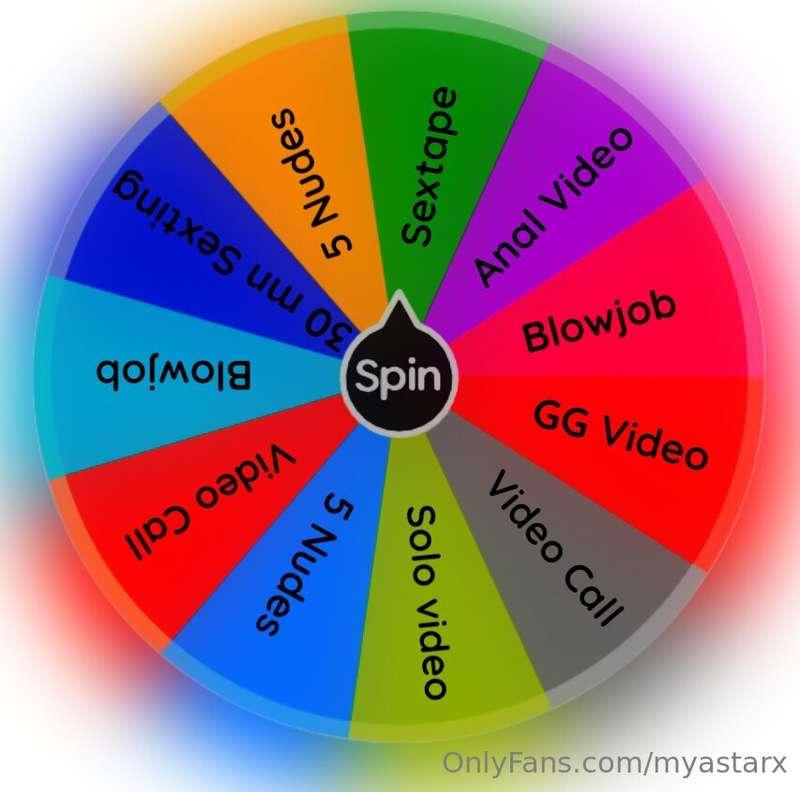 ***Hey 😋 Spin babe ! 😜  10$ for 1 spin 😈 15$ for 2 spins 🥵 2..