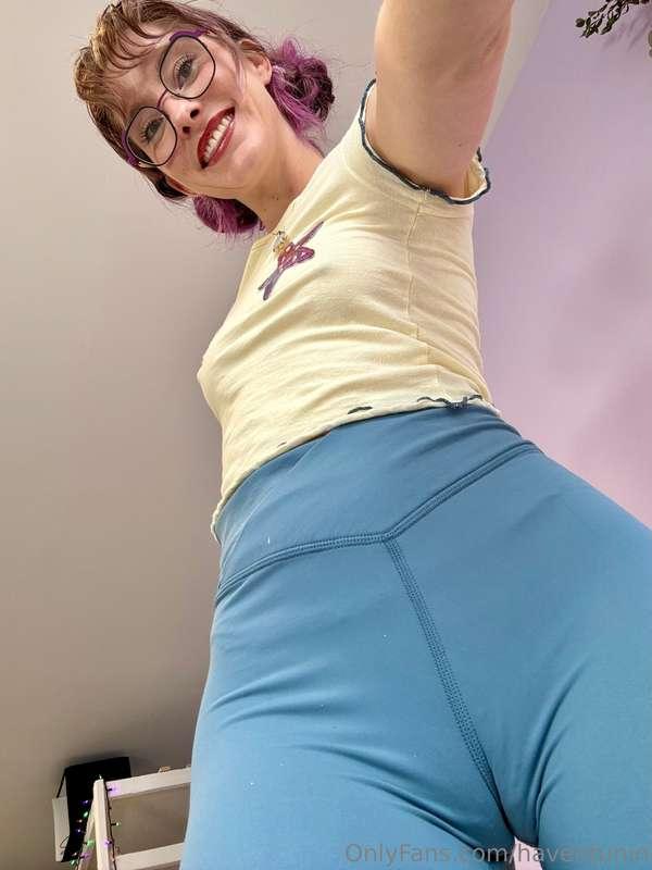 You look cute down there.