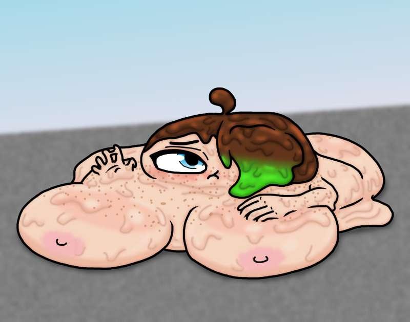 Melted blob