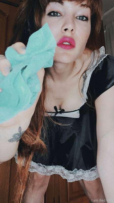 I ended up as a maid  to pay my rent :P
