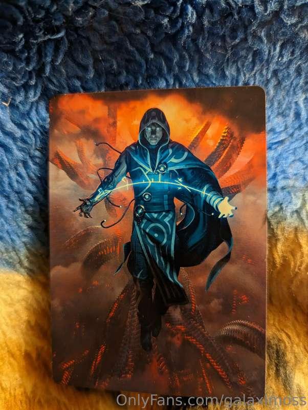 My friend gave me a Jace art card and im way too happy about..