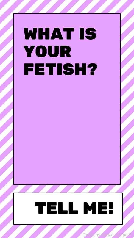***💭What is a sexual fetish?***
While you might like the sig..