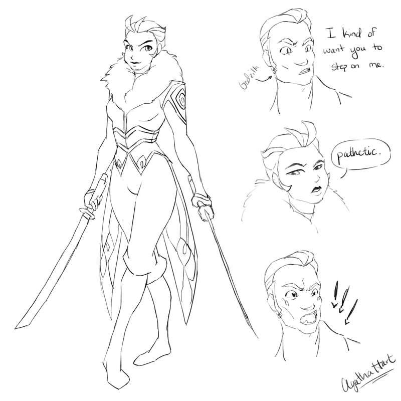Mothra (and Godzilla) Gijinka