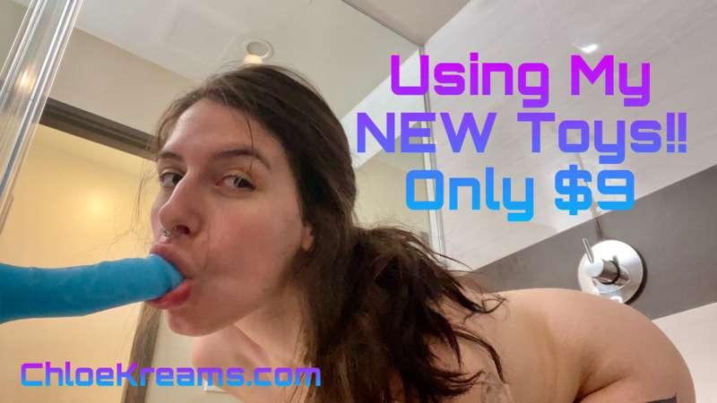 ***Using My BRAND NEW Dildo and Anal Plugs in an LA Hotel Sh..