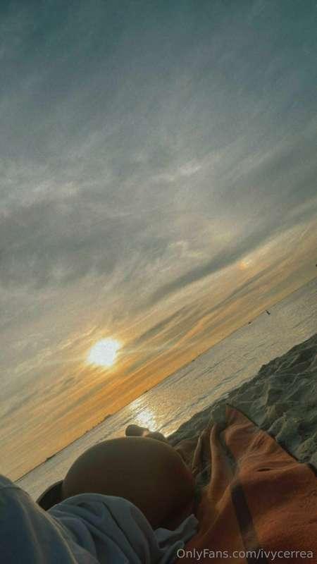 Sunset and 🍑!🌞