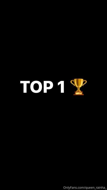 Today I received the news that I am Top 1 🏆here at OnlyFans,..