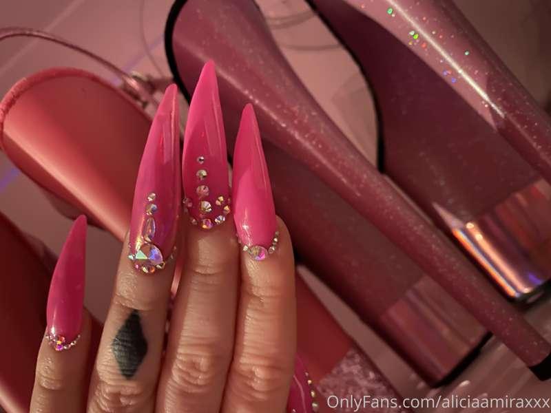 First glimpse of my new nails - tmw I’m adding piercings and..