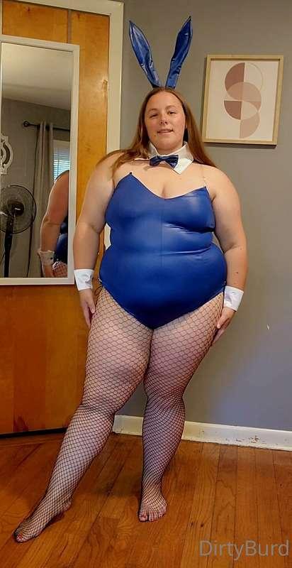 I've been a bad bunny! Watch me strip for you and rip a hole..